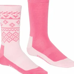 Kari Traa Women's Ragna Hiking Sock 2-pack Bubblegum