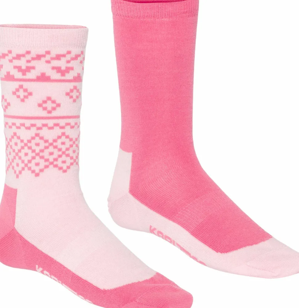 Kari Traa Women's Ragna Hiking Sock 2-pack Bubblegum