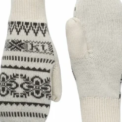 Kari Traa Women's Selma Knit Mittens Off White