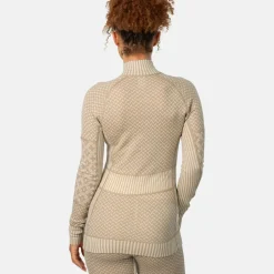Kari Traa Women's Smekker Half Zip Mocha