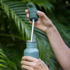 Klean Kanteen Classic Narrow 532 ml (W/ Flip Seal Sport Cap and Straw) Sea Spray