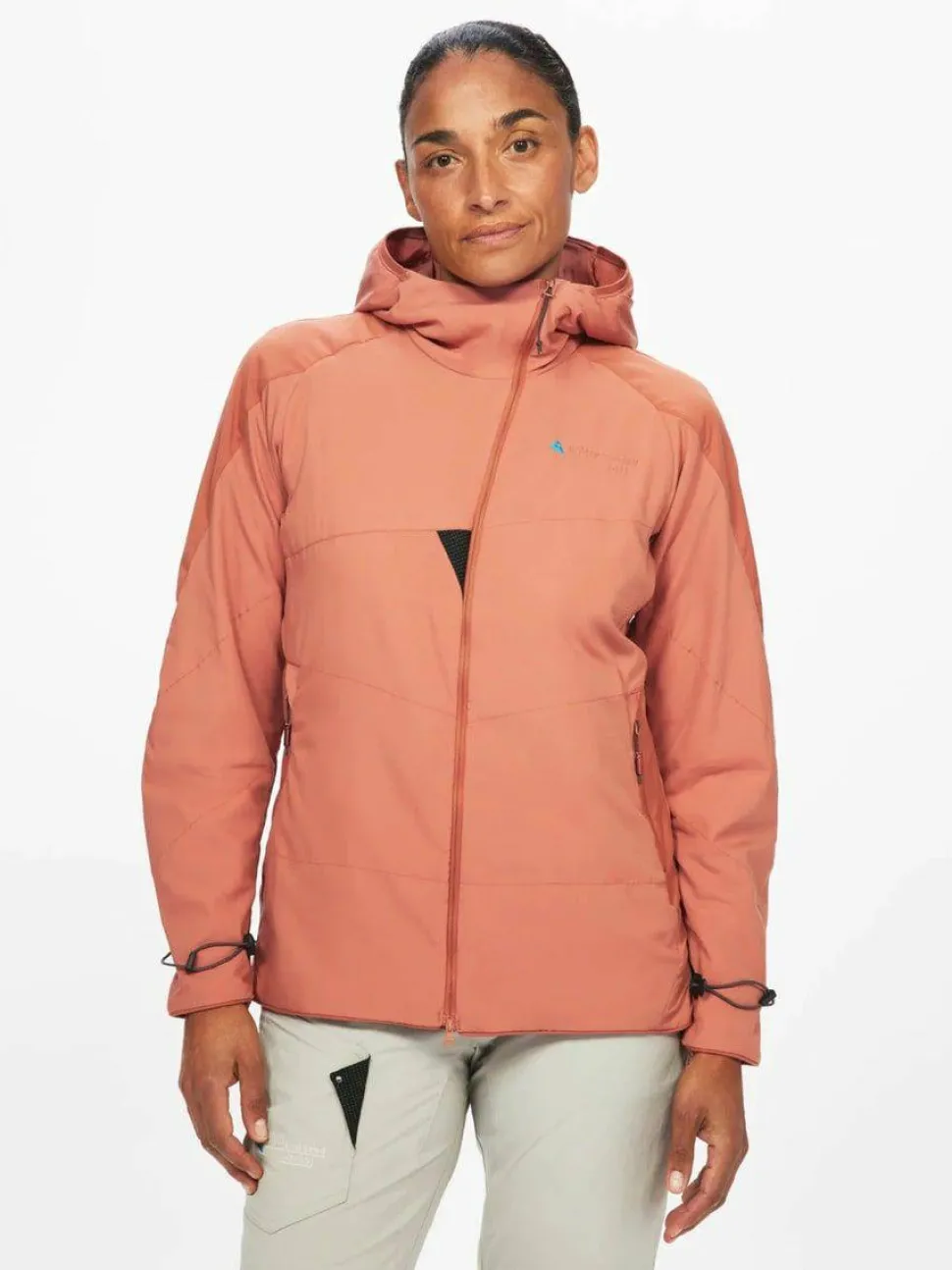 Klättermusen Women's Vili Hood Jacket Stone Red