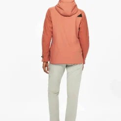 Klättermusen Women's Vili Hood Jacket Stone Red