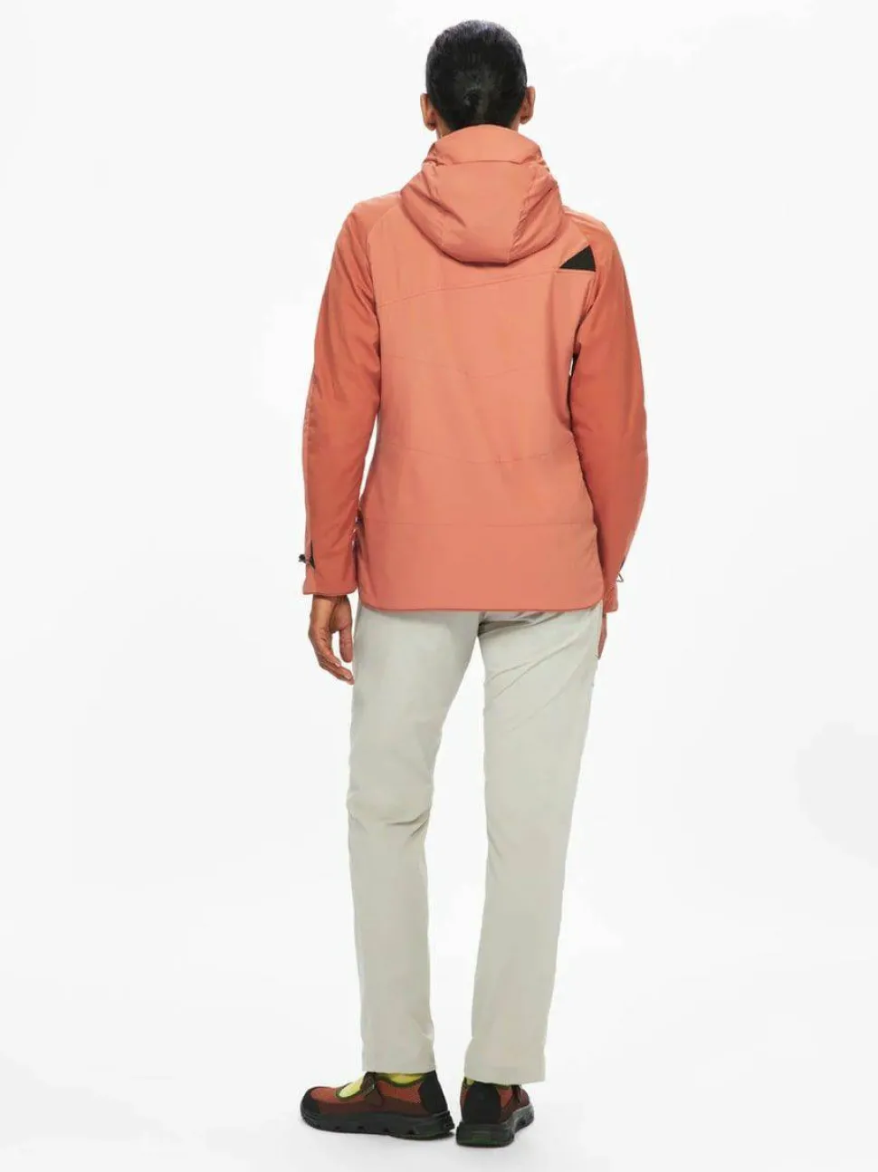 Klättermusen Women's Vili Hood Jacket Stone Red
