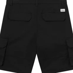 Knowledge Cotton Apparel Men's Cargo Stretched Twill Shorts Black Jet
