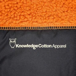 Knowledge Cotton Apparel Men's Teddy Fleece Vest Desert Sun