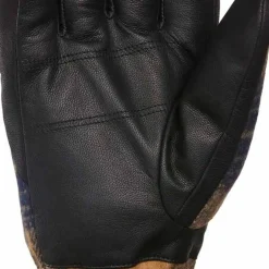 Kombi Men's Lumberjack Wool Blend Gloves Brown Tartan