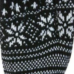 Kombi Unisex Nordic Jacquard Gloves Black