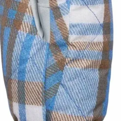 Kombi Women's Canadienne Mittens Silky Blue Tartan