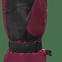 Kombi Women's Snazzy Ethical Goose Down Mittens Rosewood Red