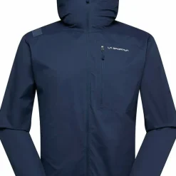 La Sportiva Men's Wall Breeze Stretch Jacket Night Sky/chalk