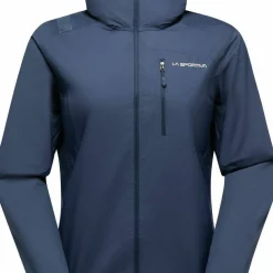 La Sportiva Women's Wall Breeze Stretch Jacket Night Sky/chalk