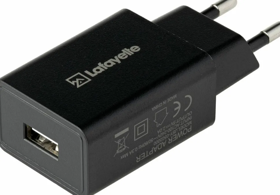 Lafayette Wall Charger USB-A Black