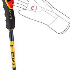 Leki Spitfire Vario 3D Denimblue-Aegeanblue-Mustardyellow