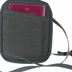 Lifeventure RFiD Travel Neck Pouch Recycled Grey