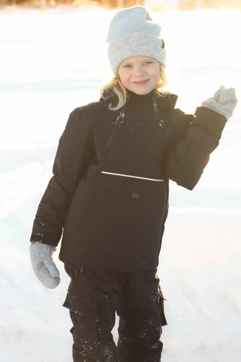 Lindberg Kids' Anorak Jacket Black