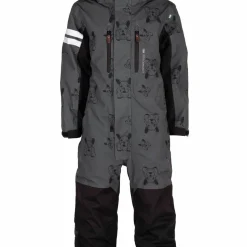 Lindberg Kids' Colden Overall Anthracite/Black