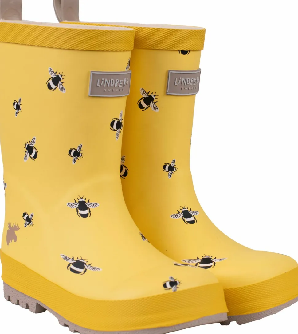 Lindberg Kids' Sjövild Rubber Boot Yellow