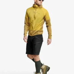 Lundhags Men's Padje Windbreaker Hoodie Straw/bamboo