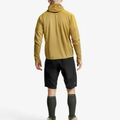 Lundhags Men's Padje Windbreaker Hoodie Straw/bamboo