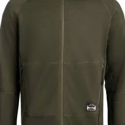Lundhags Men's Tived Merino Full Zip Forest Green