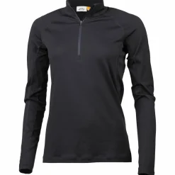 Lundhags Women's Gimmer Merino Light 1/2 Zip Black