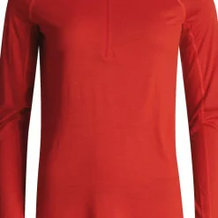 Lundhags Women's Gimmer Merino Light 1/2 Zip Lively Red