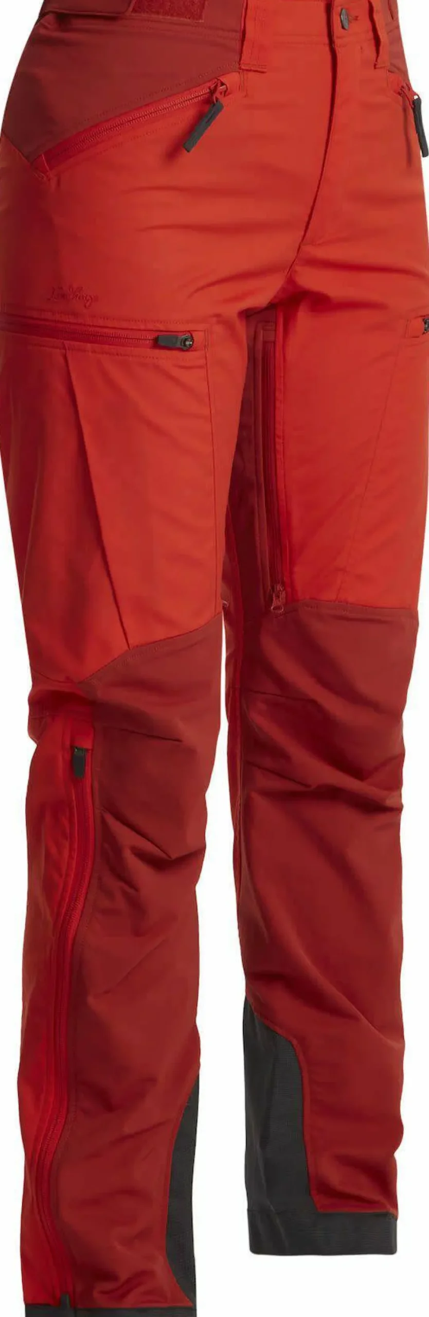 Lundhags Women's Makke High Waist Curved Pant Lively Red/Mellow Red