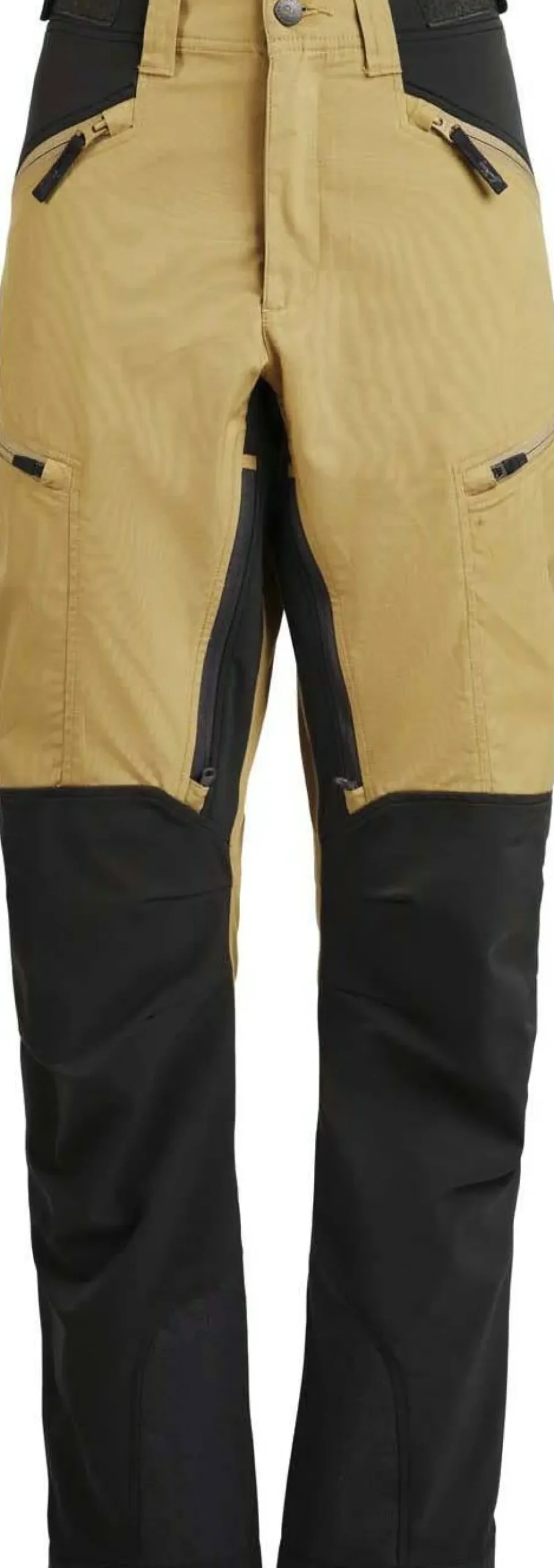 Lundhags Women's Makke High Waist Curved Pant Hay/charcoal