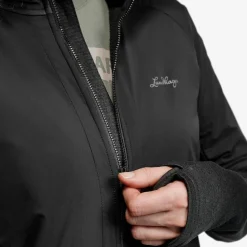 Lundhags Women's Padje Windbreaker Hoodie Black
