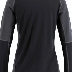 Lundhags Women's Prime Merino Half Zip Charcoal/Black