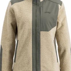 Lundhags Women's Saruk Wool Pile Mid Full Zip Sand