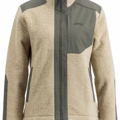 Lundhags Women's Saruk Wool Pile Mid Full Zip Sand