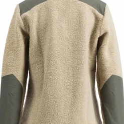 Lundhags Women's Saruk Wool Pile Mid Full Zip Sand