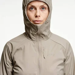 Lundhags Women's Tived Light Windbreaker Jacket Driftwood