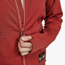Lundhags Women's Tived Merino Hoodie Rosewood