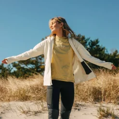 Lundhags Women's Tived Merino Hoodie Chalk White