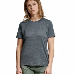 Lundhags Women's Tived T-Shirt Dark Sky Blue