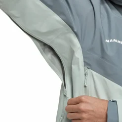Mammut Men's Crater Iv Hs Hooded Jacket Silver Sage/Strata