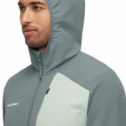 Mammut Men's Madris Light Ml Hooded Jacket Strata-silver Sage