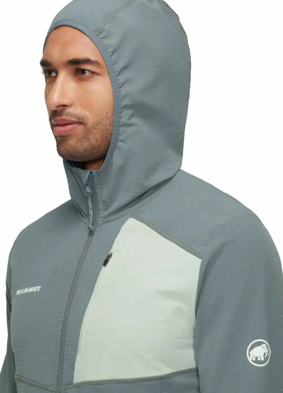 Mammut Men's Madris Light Ml Hooded Jacket Strata-silver Sage