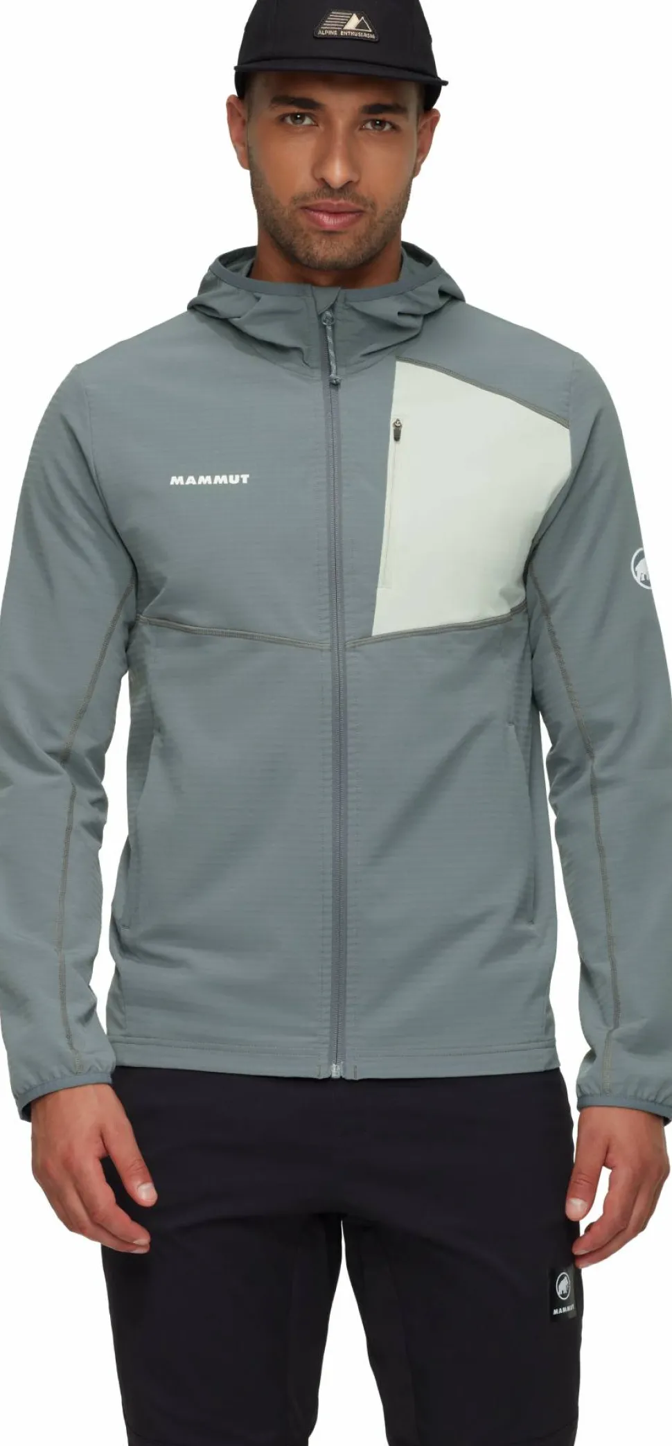 Mammut Men's Madris Light Ml Hooded Jacket Strata-silver Sage