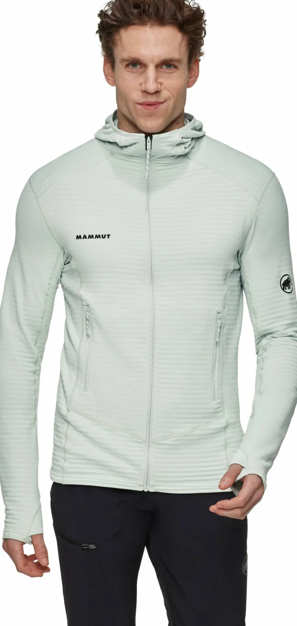 Mammut Men's Taiss Light ML Hooded Jacket Silver Sage