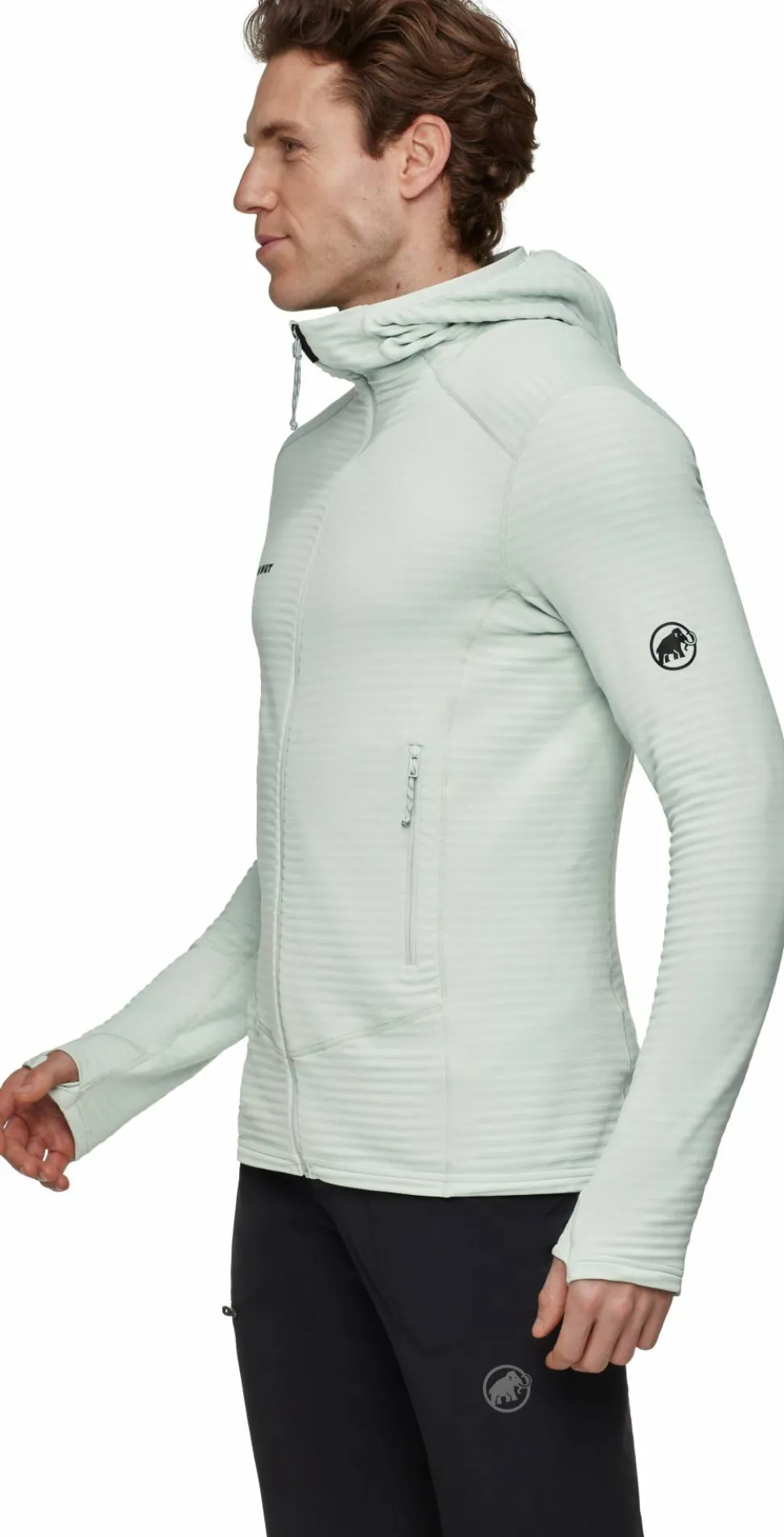 Mammut Men's Taiss Light ML Hooded Jacket Silver Sage