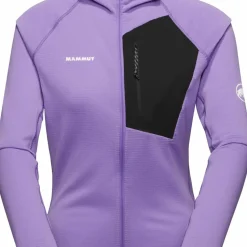 Mammut Women's Aenergy Light ML Hooded Jacket Lavandin-black