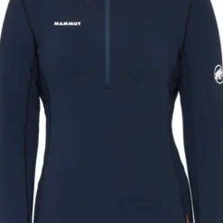 Mammut Women's Aenergy ML Half Zip Pull Marine/Black