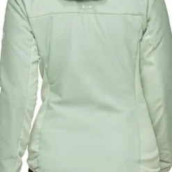 Mammut Women's Rime Air In Hybrid Hooded Jacket Silver Sage
