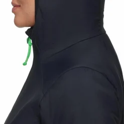 Mammut Women's Rime Air In Hybrid Hooded Jacket Black