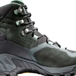 Mammut Women's Sapuen High GORE-TEX Dark Steel-Neo Mint