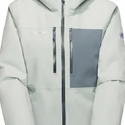 Mammut Women's Stoney Hardshell Thermo Hooded Jacket Silver Sage/Strata
